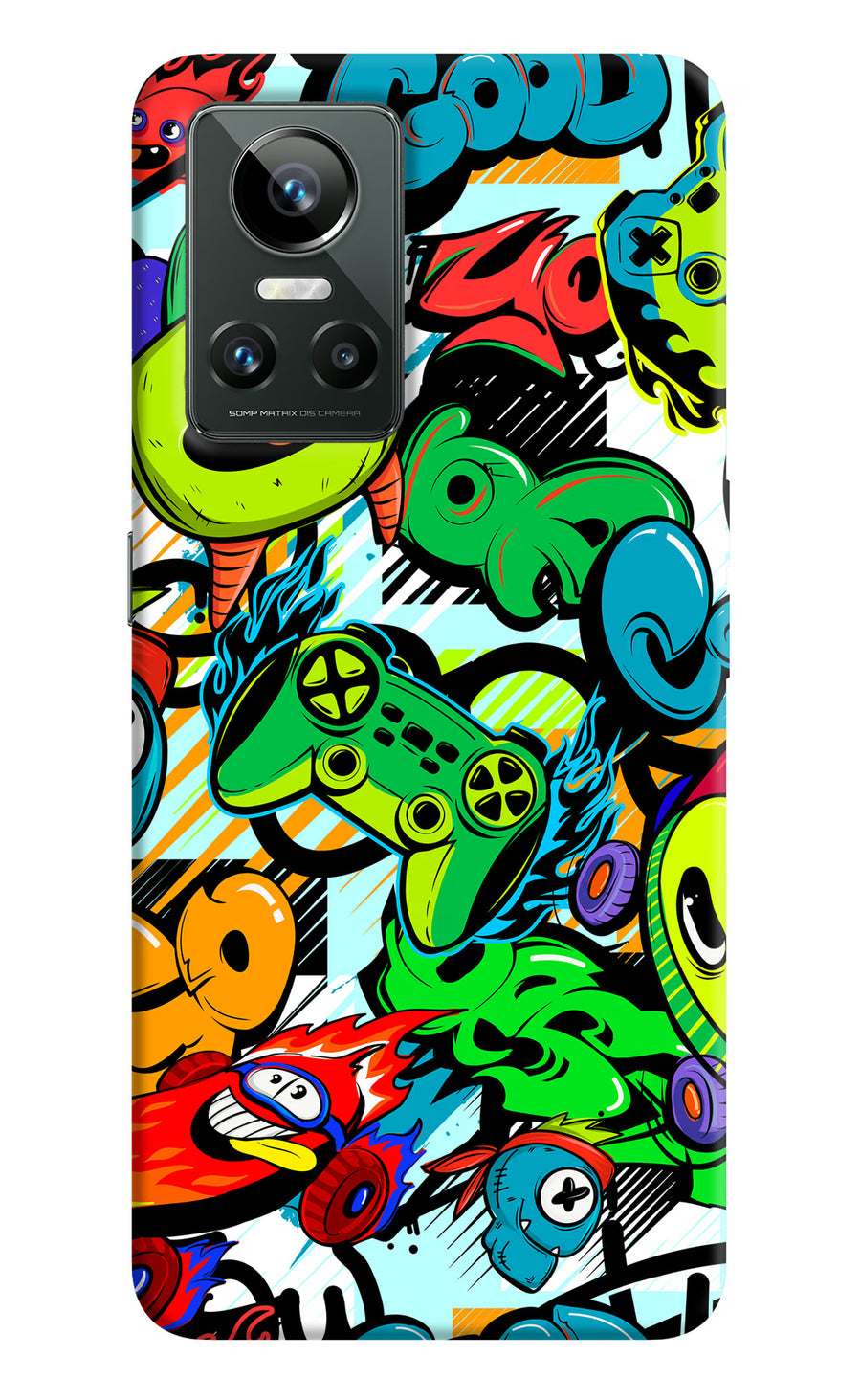 Game Doodle Realme GT Neo 3 Back Cover, Hard case