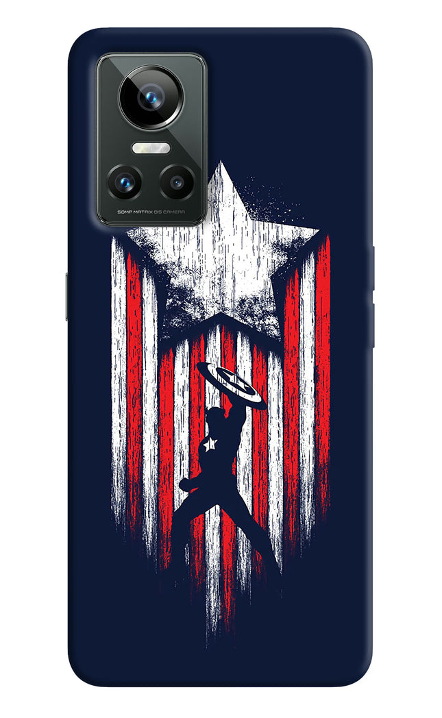 Captain America Marvel Art Realme GT Neo 3 Hard Case Back Cover by Casekaro