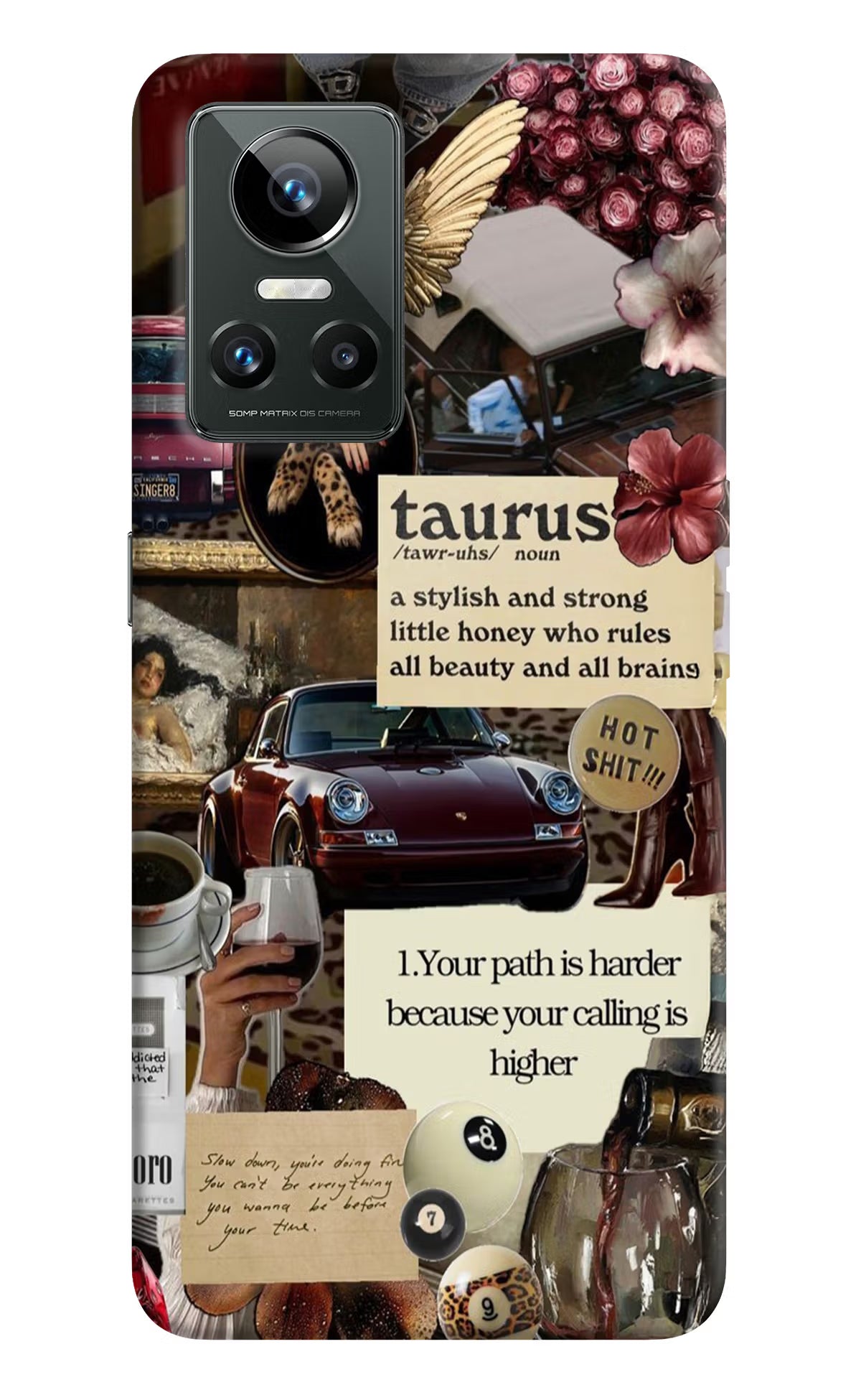 Taurus Zodiac Realme GT Neo 3 Hard Case Back Cover by Casekaro