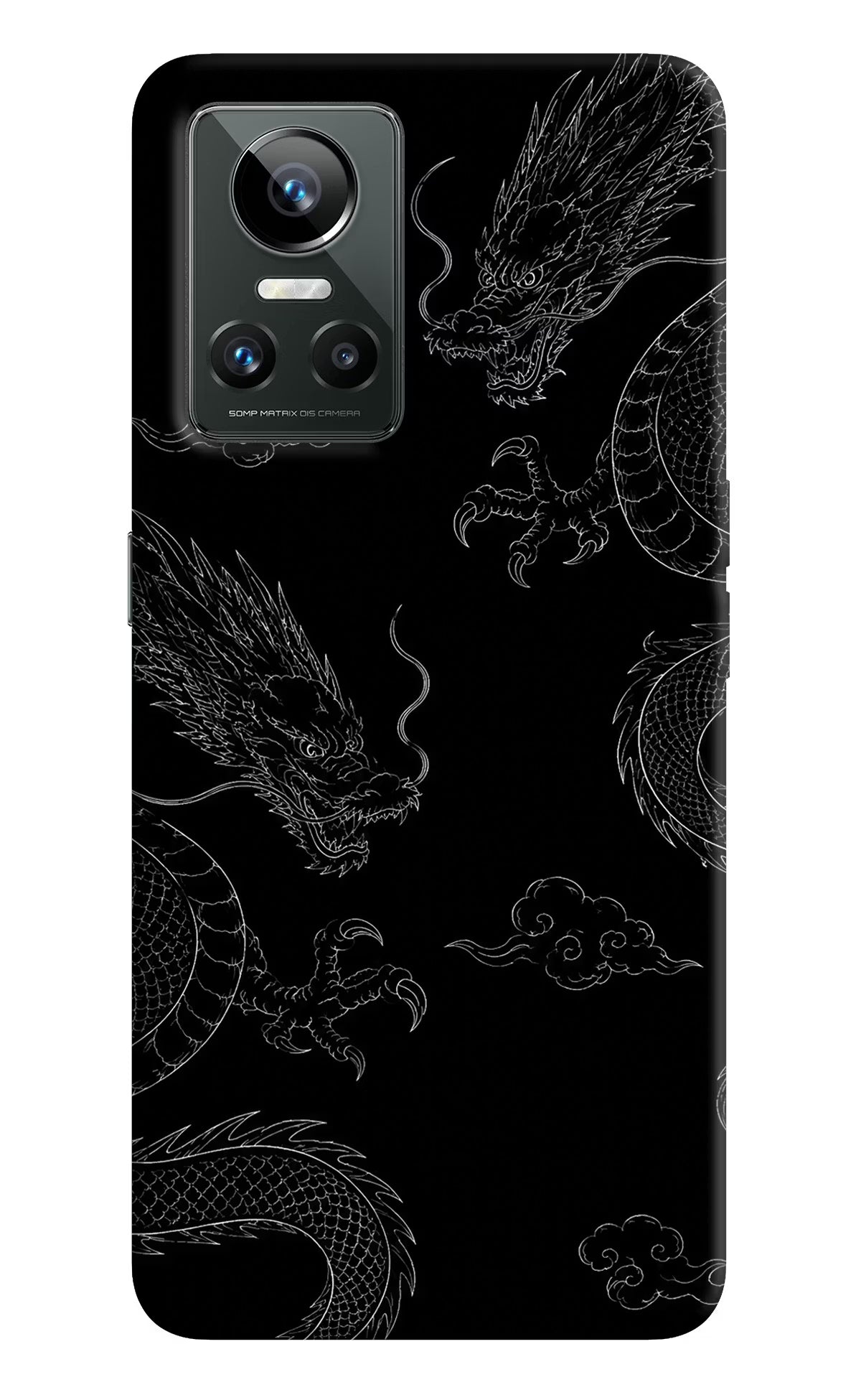 Twin Dragons Realme GT Neo 3 Hard Case Back Cover by Casekaro