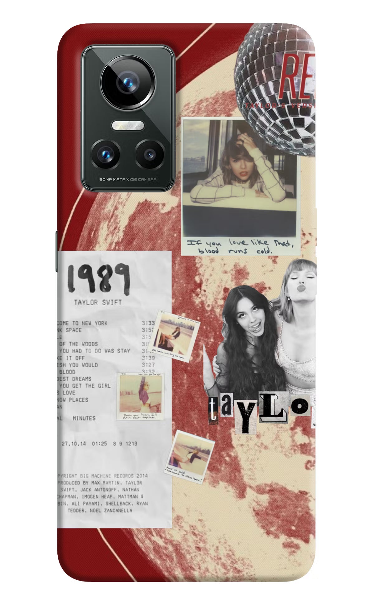 Taylor Swift Realme GT Neo 3 Back Cover