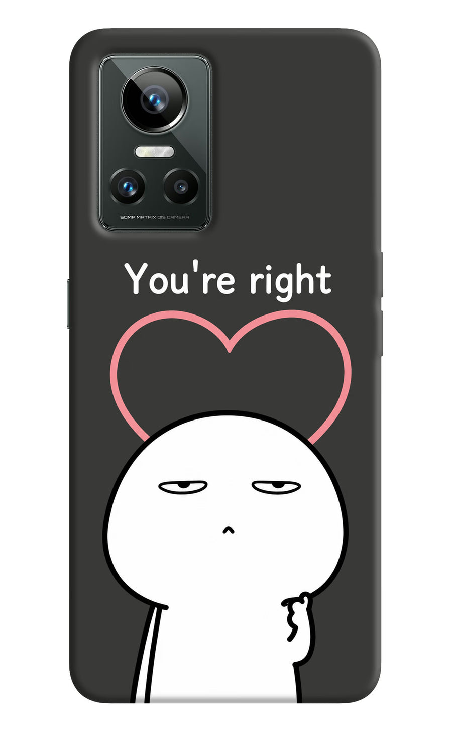 You're Right Realme GT Neo 3 Back Cover, Hard case