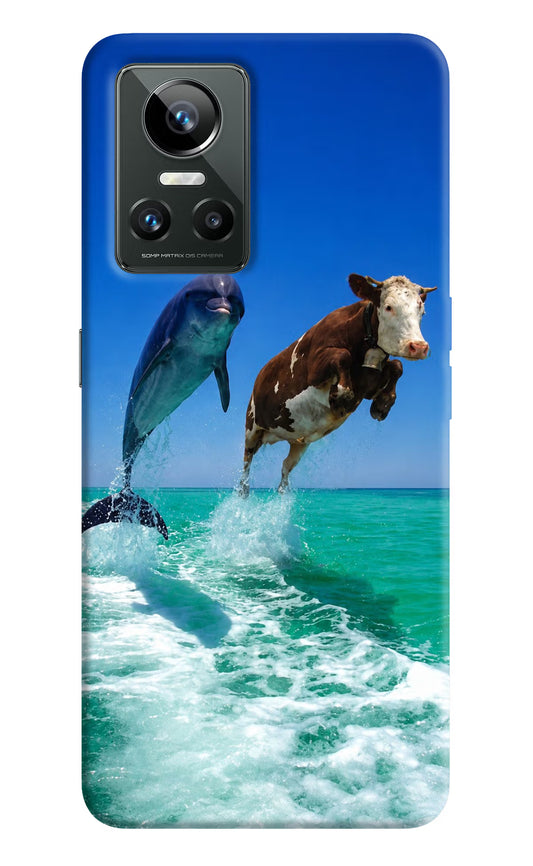 Dolphin vs Cow Realme GT Neo 3 Hard Case Back Cover by Casekaro
