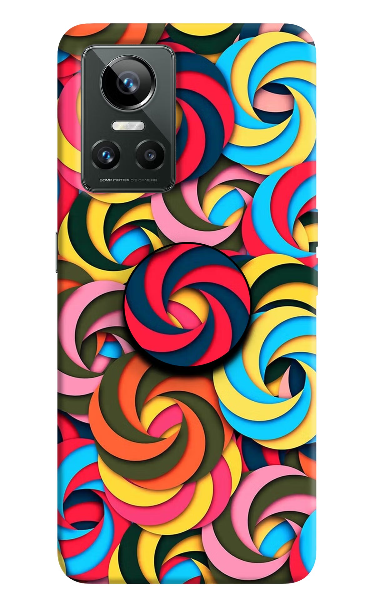 Spiral Pattern Realme GT Neo 3 Pop Case