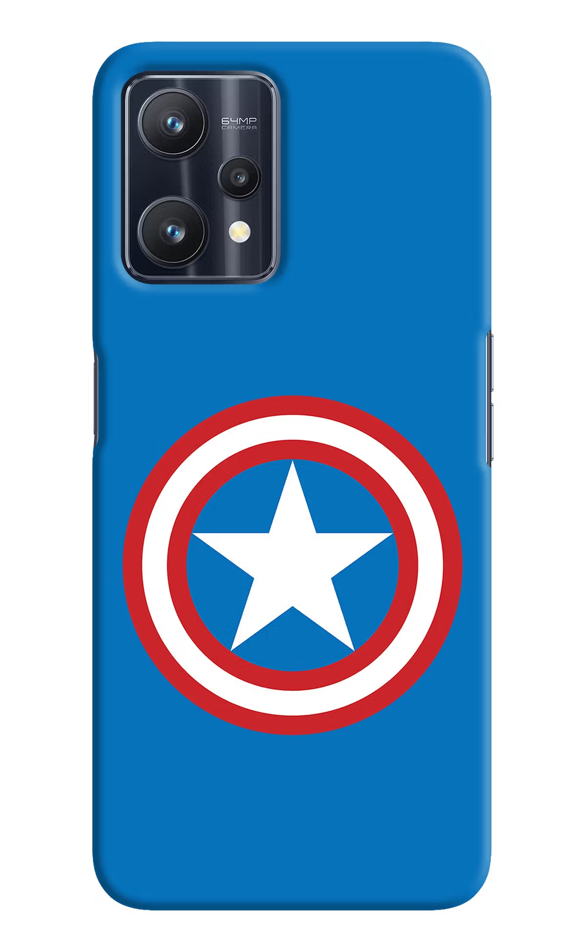 Captain America Logo Realme 9 Pro 5G Hard Case Back Cover by Casekaro