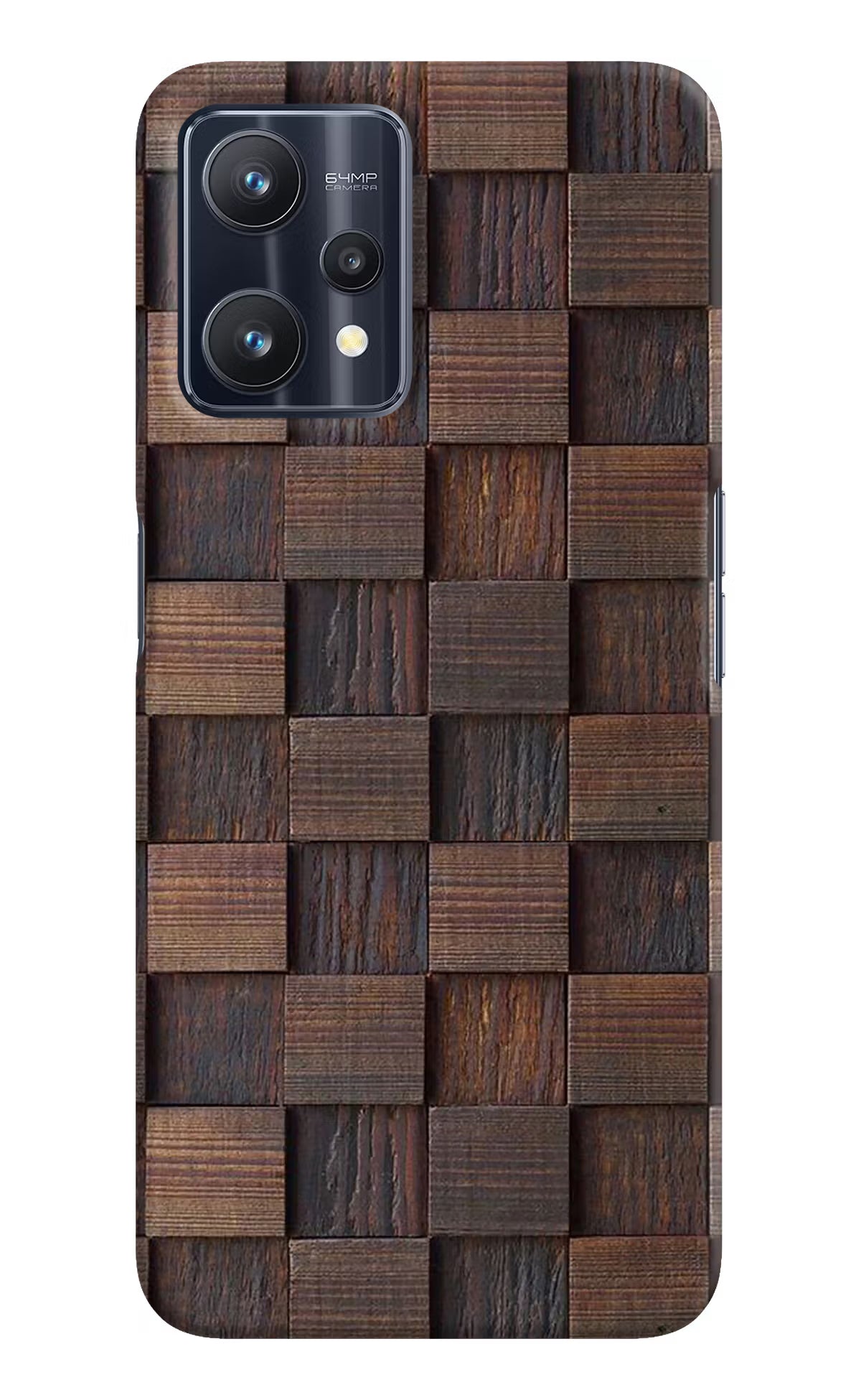 Wooden Cube Design Realme 9 Pro 5G Hard Case Back Cover by Casekaro
