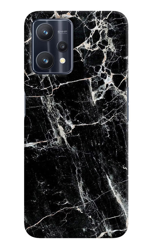 Black Marble Texture Realme 9 Pro 5G Hard Case Back Cover by Casekaro