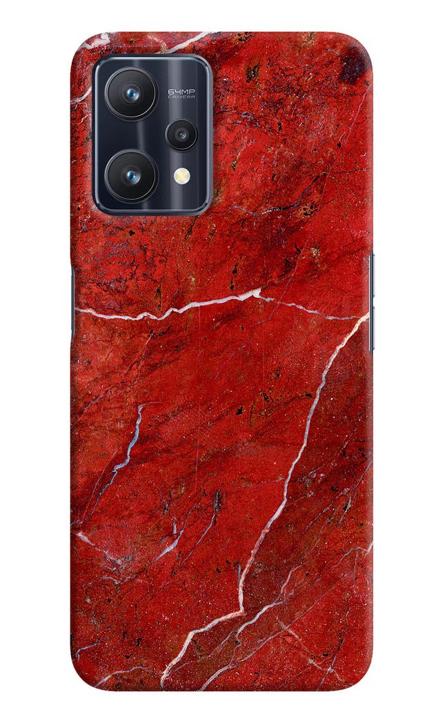 Red Marble Design Realme 9 Pro 5G Hard Case Back Cover by Casekaro