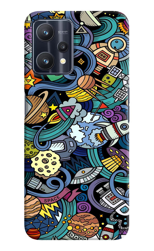 Space Abstract Realme 9 Pro 5G Hard Case Back Cover by Casekaro
