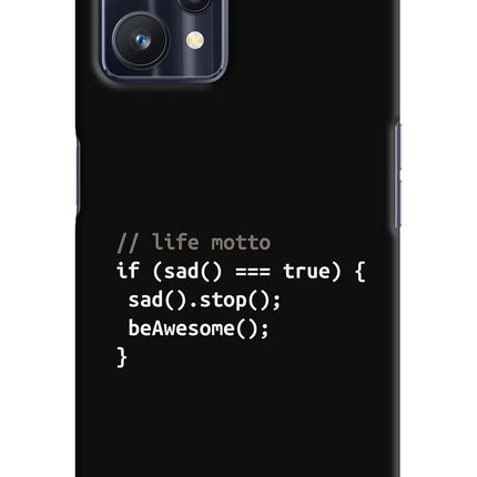 Life Motto Code Realme 9 Pro 5G Hard Case Back Cover by Casekaro