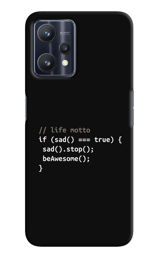 Life Motto Code Realme 9 Pro 5G Hard Case Back Cover by Casekaro