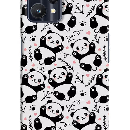 Cute Panda Realme 9 Pro 5G Hard Case Back Cover by Casekaro