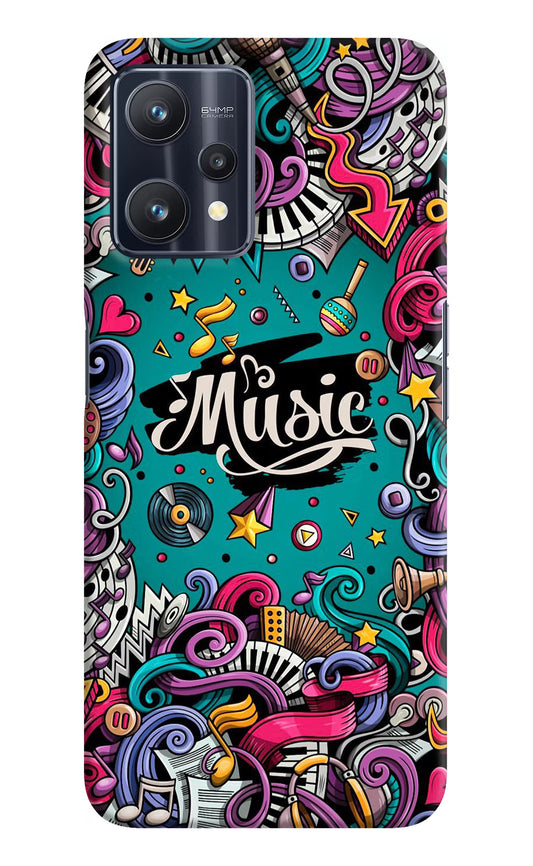 Music Graffiti Realme 9 Pro 5G Hard Case Back Cover by Casekaro