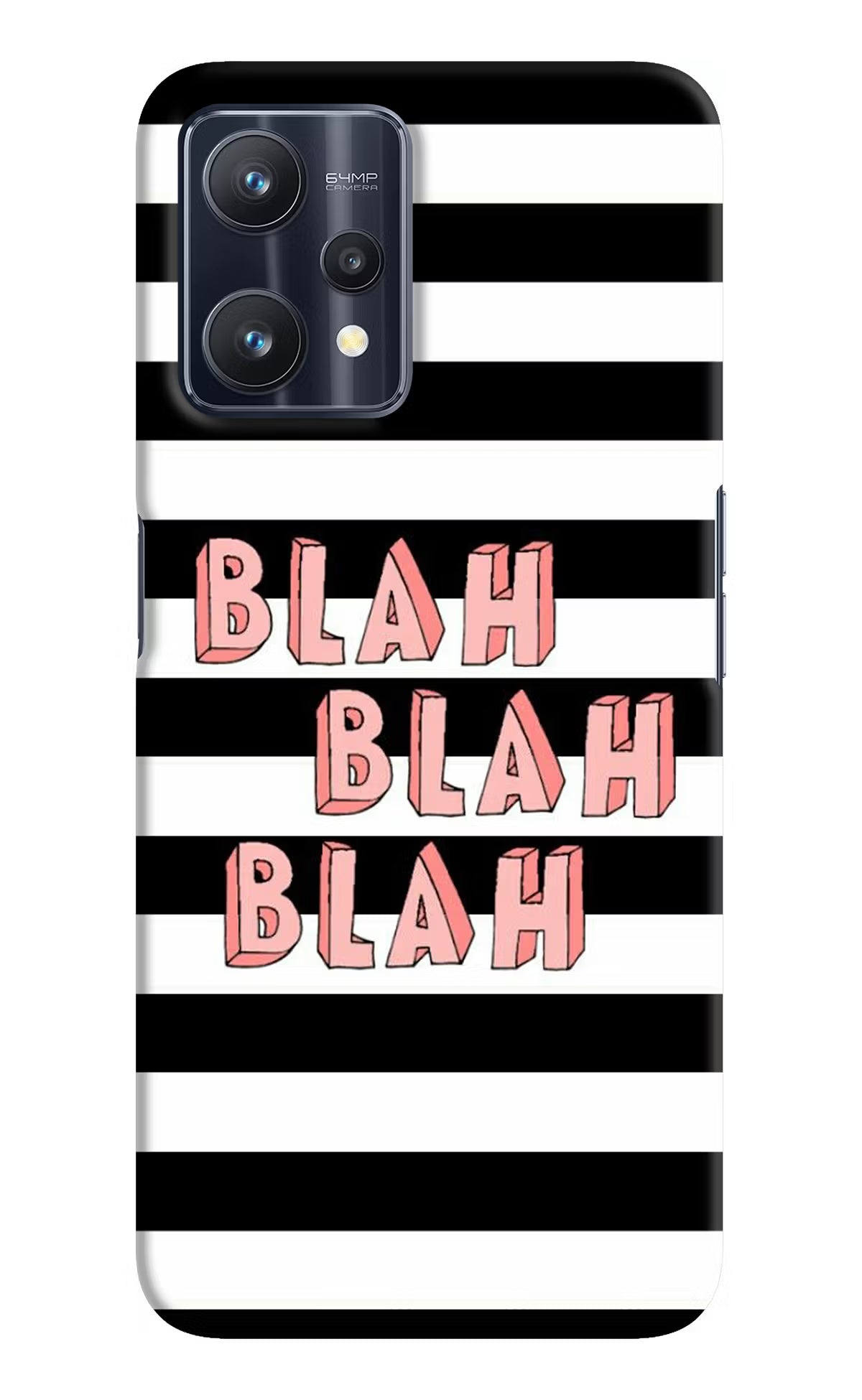Blah Blah Blah Realme 9 Pro 5G Hard Case Back Cover by Casekaro