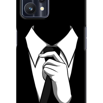 Black Tie Realme 9 Pro 5G Hard Case Back Cover by Casekaro
