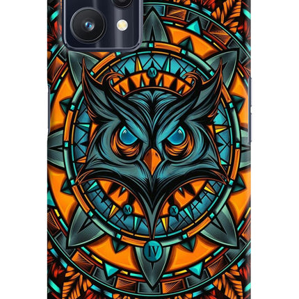 Angry Owl Art Realme 9 Pro 5G Hard Case Back Cover by Casekaro
