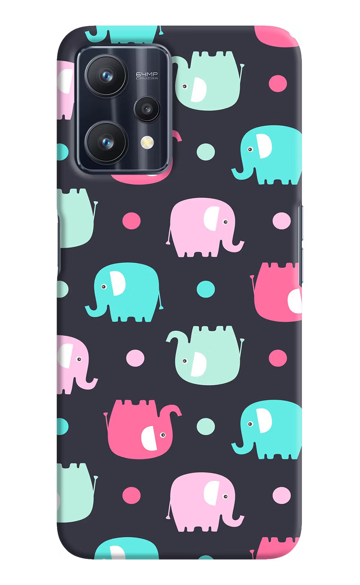 Elephants Realme 9 Pro 5G Hard Case Back Cover by Casekaro