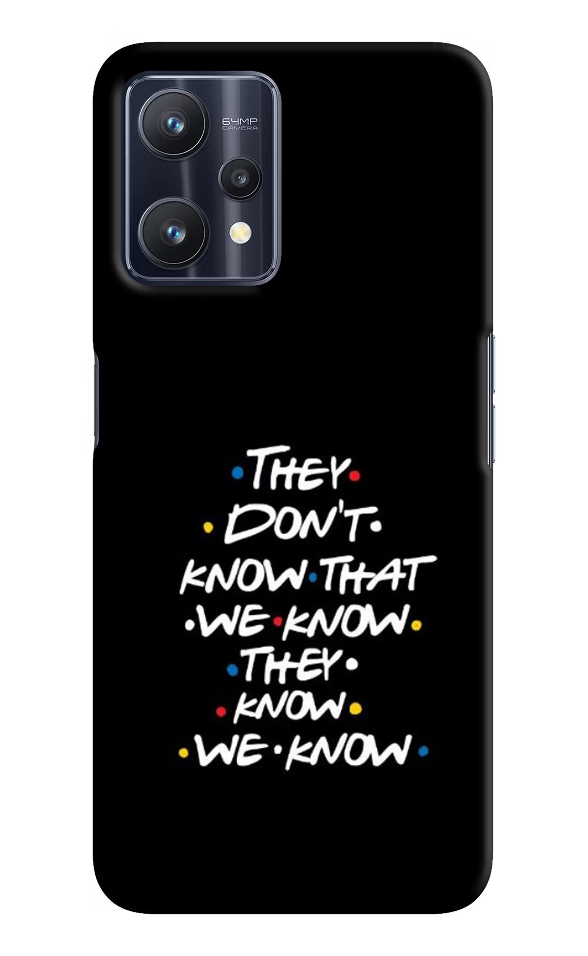 FRIENDS Dialogue Realme 9 Pro 5G Hard Case Back Cover by Casekaro