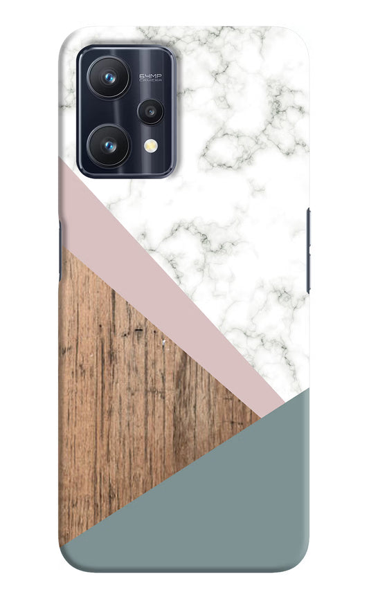 Marble wood Abstract Realme 9 Pro 5G Hard Case Back Cover by Casekaro