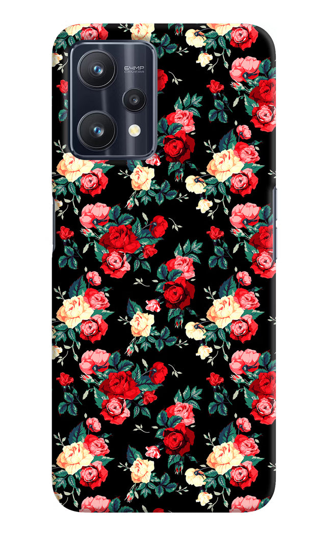 Rose Pattern Realme 9 Pro 5G Hard Case Back Cover by Casekaro