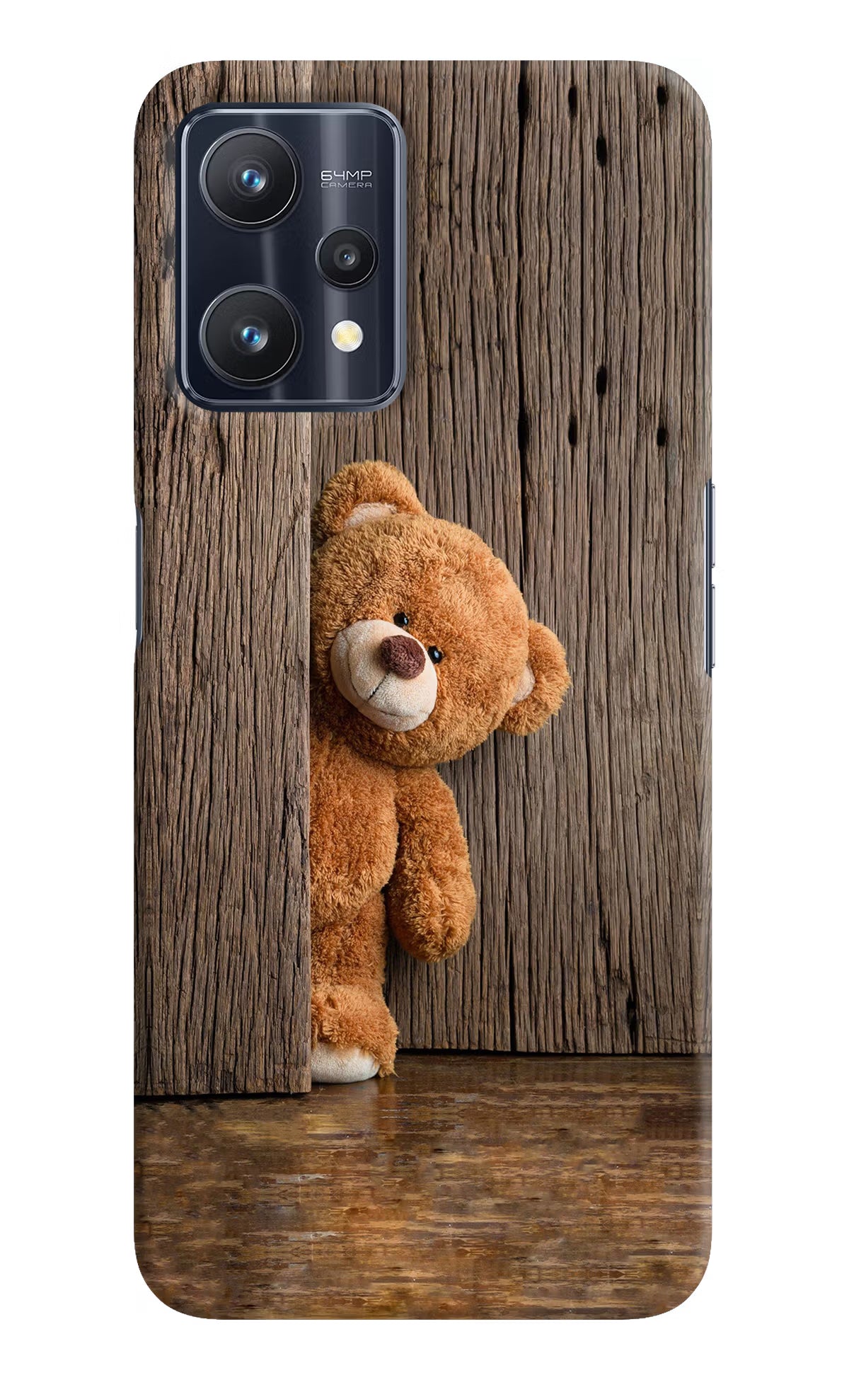 Teddy Wooden Realme 9 Pro 5G Hard Case Back Cover by Casekaro
