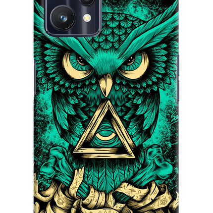 Green Owl Realme 9 Pro 5G Hard Case Back Cover by Casekaro