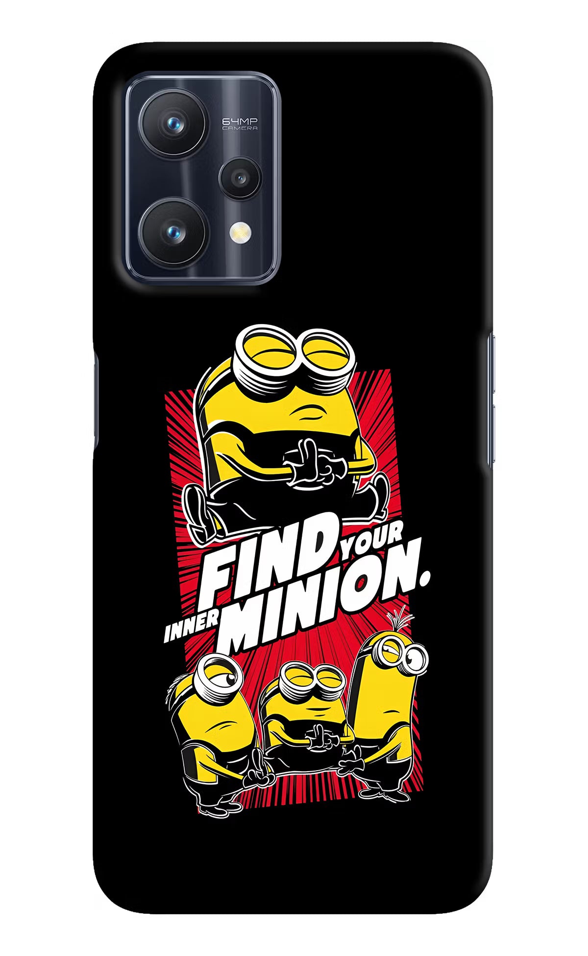 Find your inner Minion Realme 9 Pro 5G Hard Case Back Cover by Casekaro