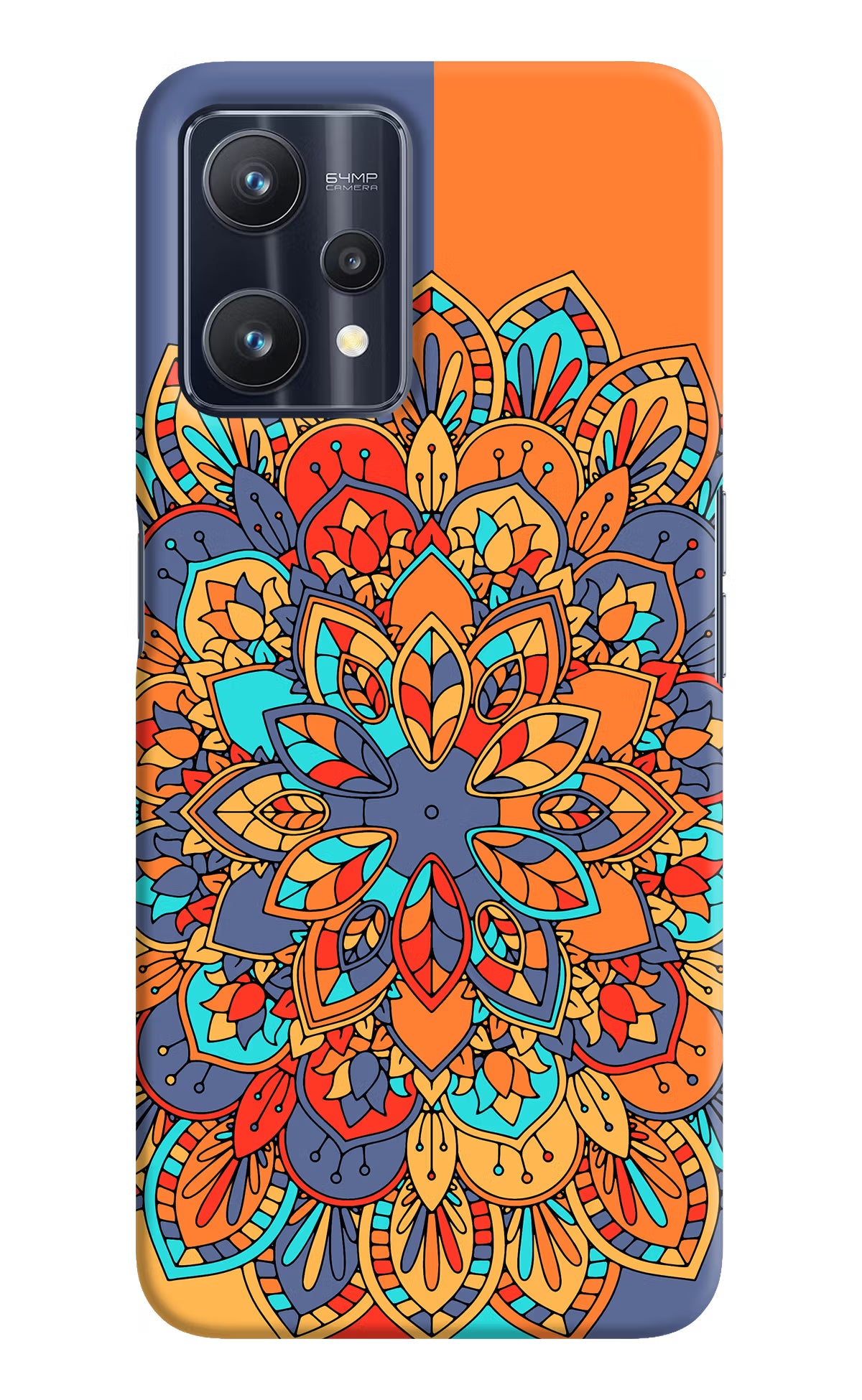 Color Mandala Realme 9 Pro 5G Hard Case Back Cover by Casekaro