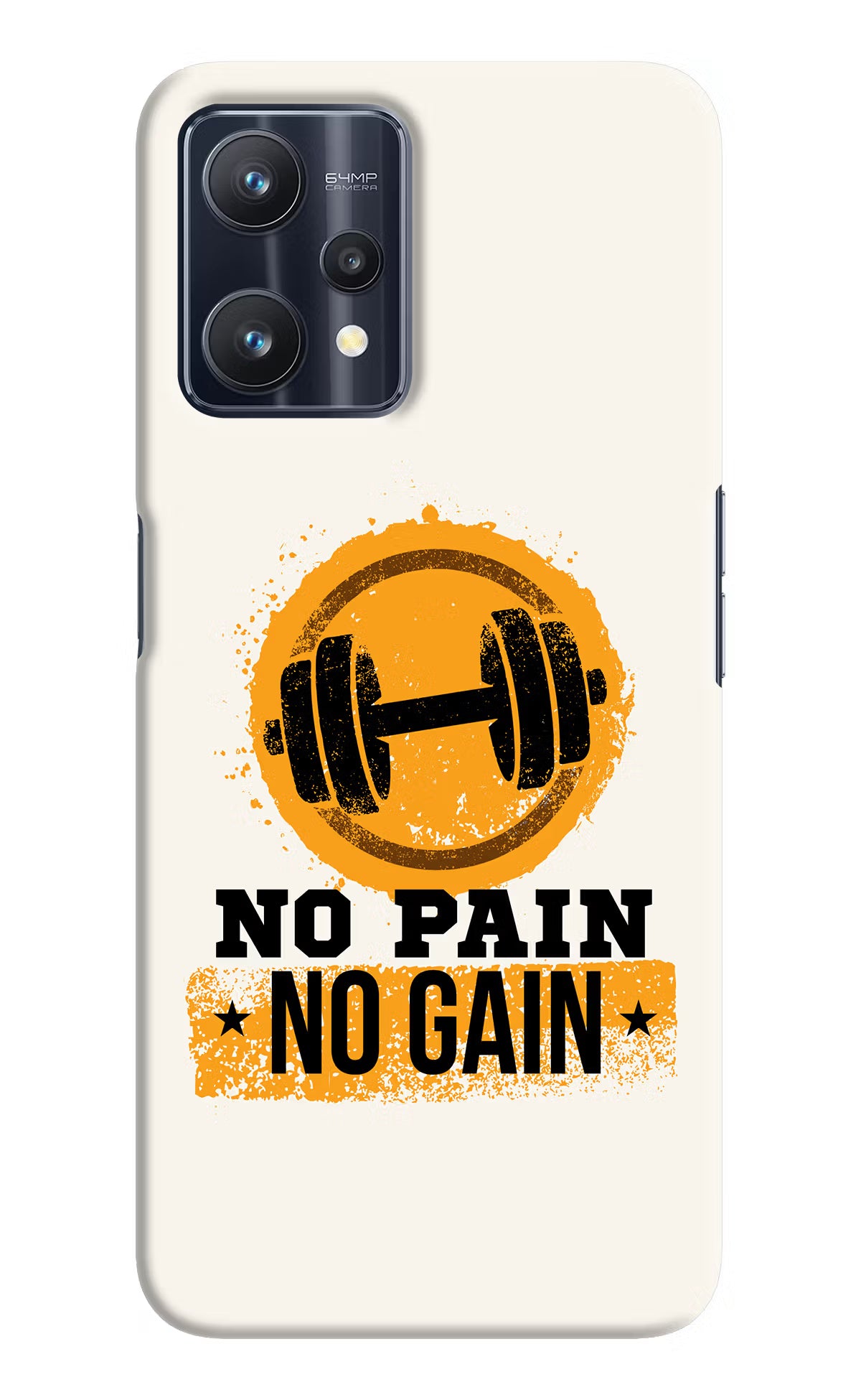No Pain No Gain Realme 9 Pro 5G Hard Case Back Cover by Casekaro