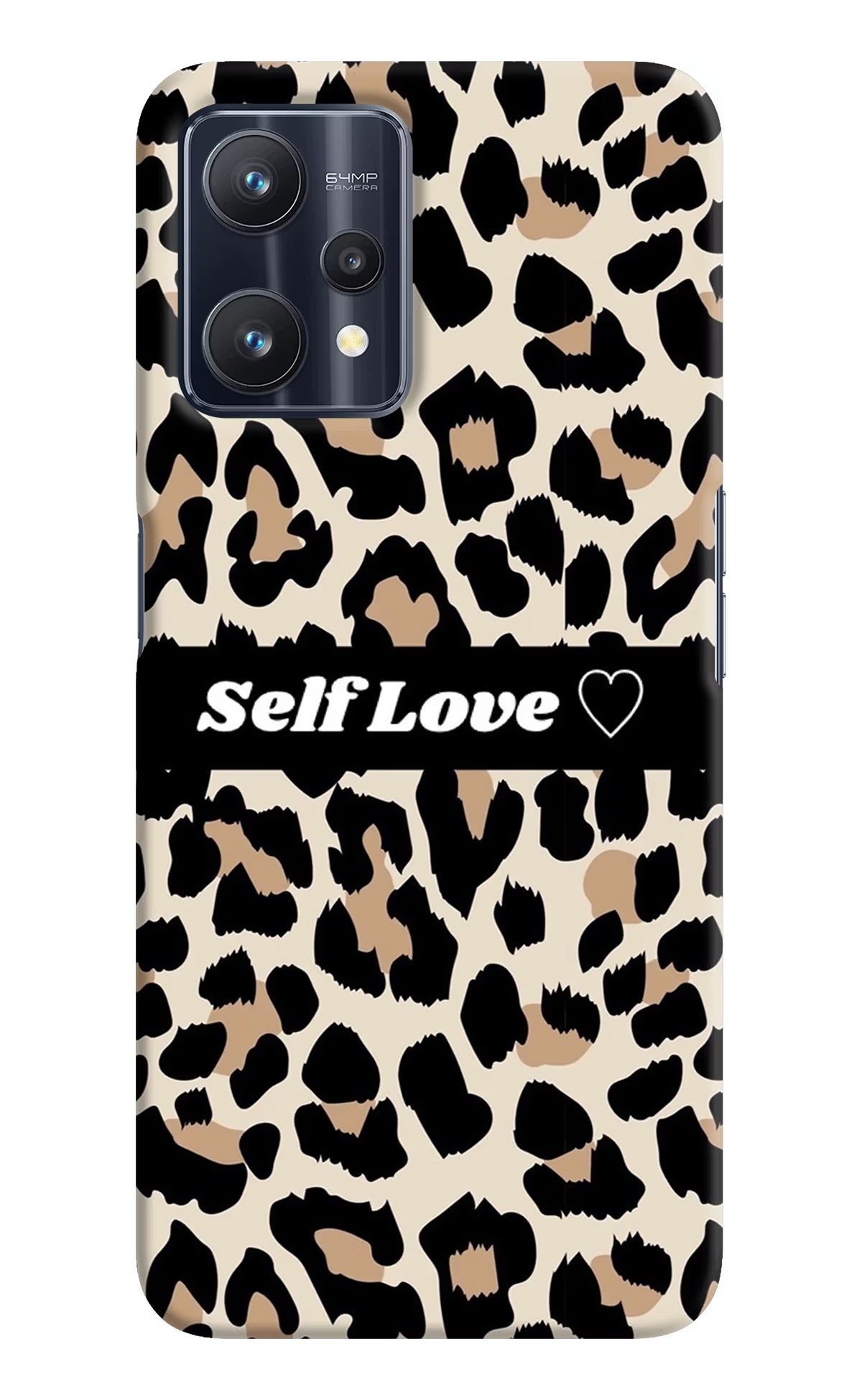 Leopard Print Self Love Realme 9 Pro 5G Hard Case Back Cover by Casekaro