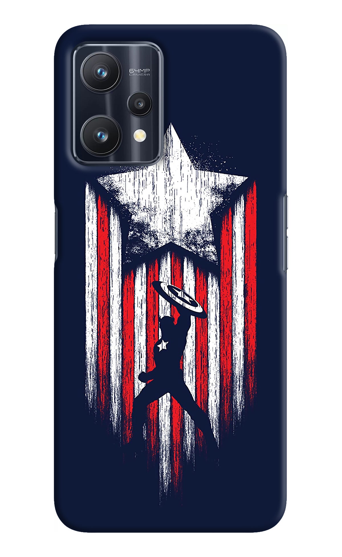 Captain America Marvel Art Realme 9 Pro 5G Back Cover