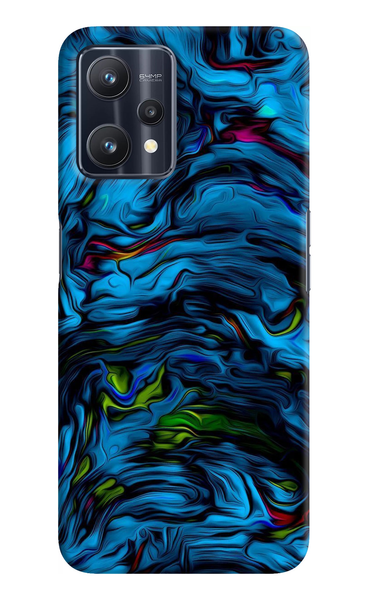 Dark Blue Abstract Realme 9 Pro 5G Back Cover