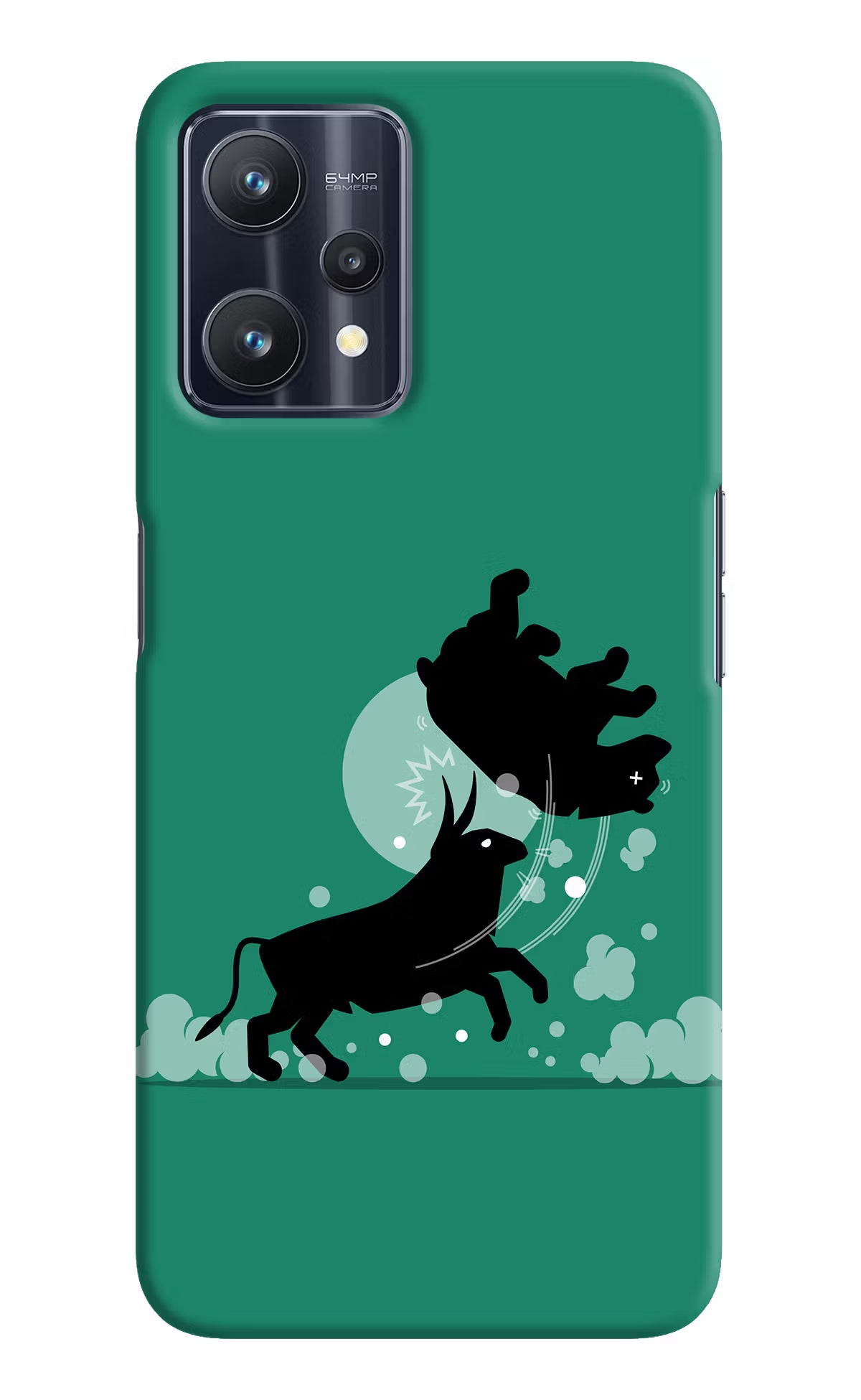 Bull Conqueror Realme 9 Pro 5G Hard Case Back Cover by Casekaro