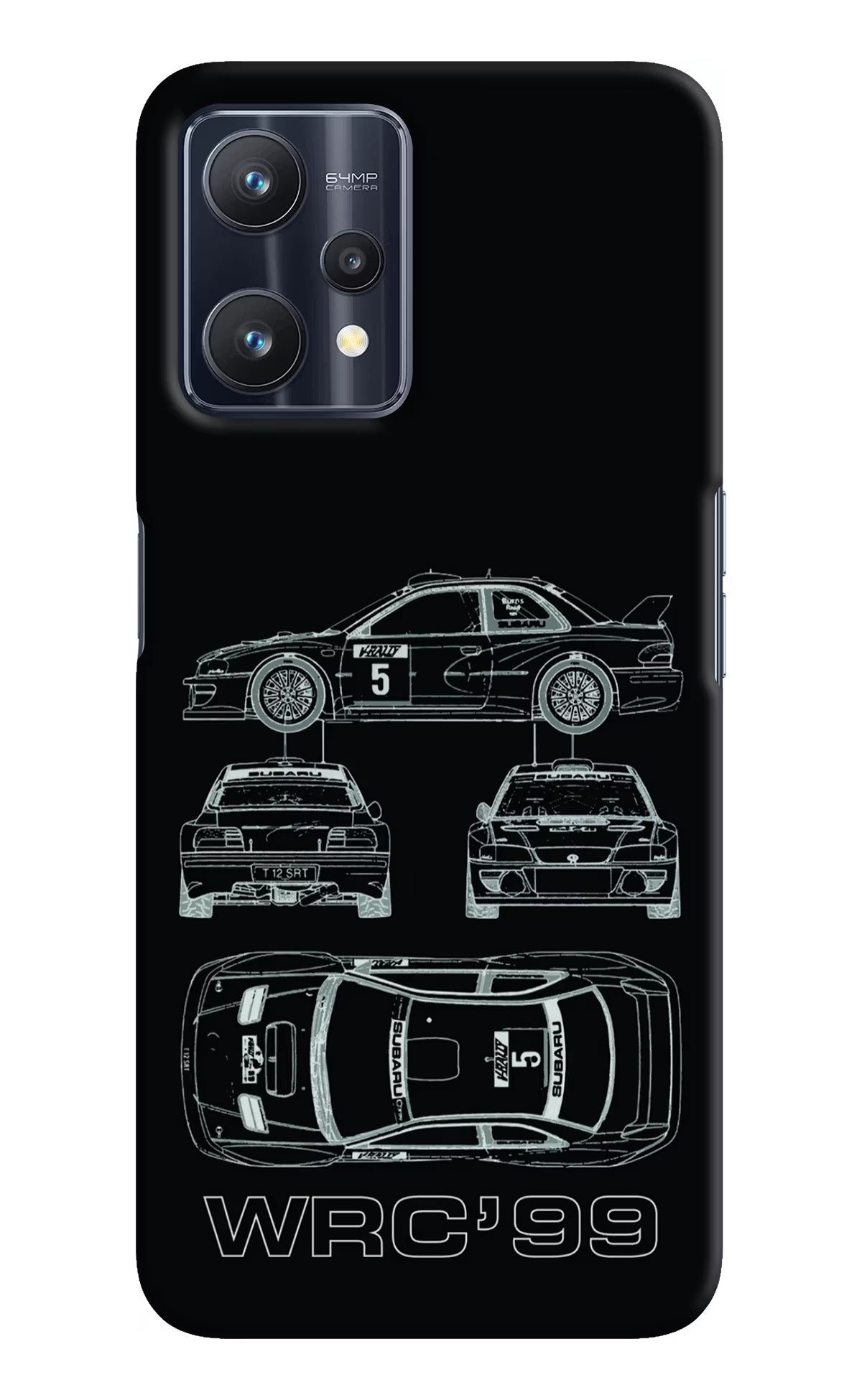 WRC'99 Realme 9 Pro 5G Hard Case Back Cover by Casekaro