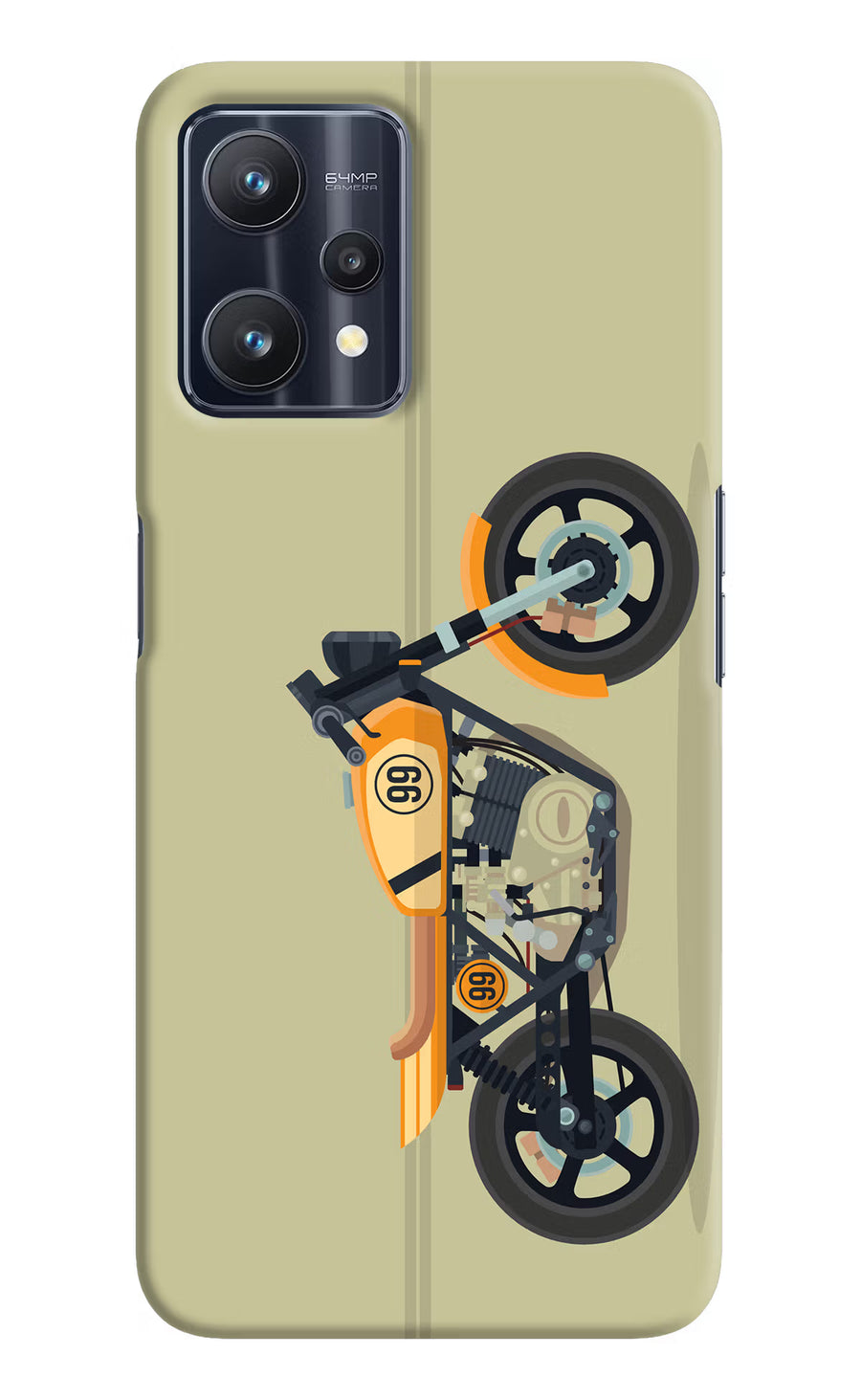 Vertical Speedster Realme 9 Pro 5G Back Cover, Hard case