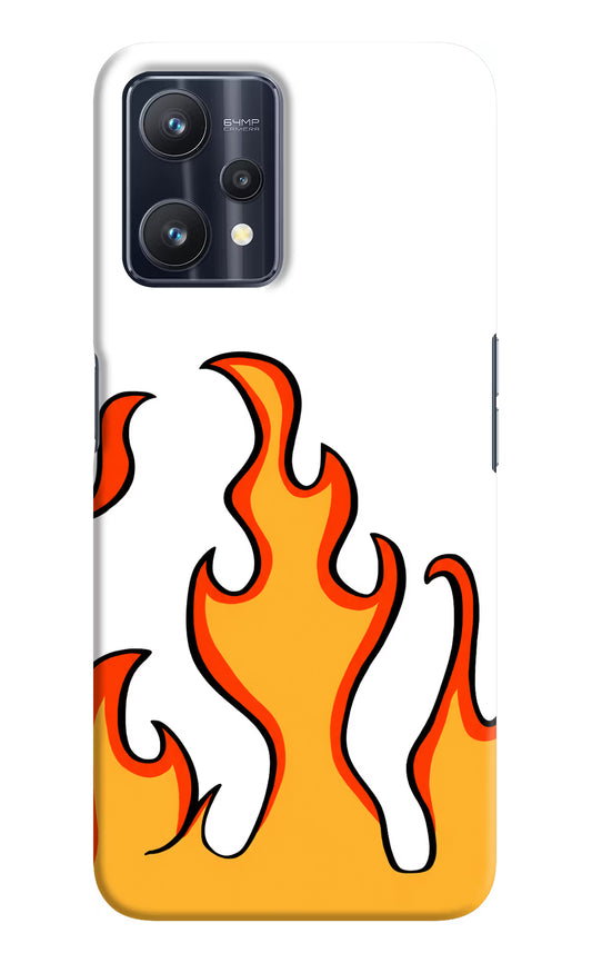 Fired Up – White Realme 9 Pro 5G Hard Case Back Cover by Casekaro