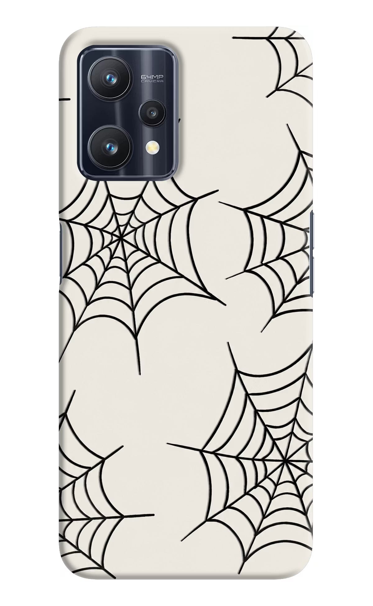 Spider Web Realme 9 Pro 5G Hard Case Back Cover by Casekaro