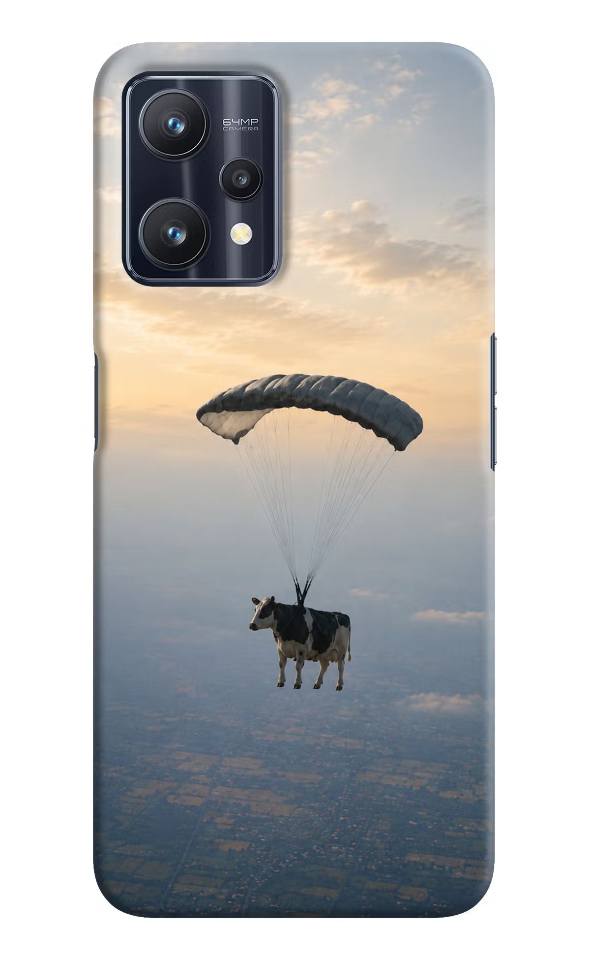 Skydiving Cow Realme 9 Pro 5G Back Cover