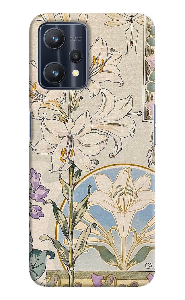 White Lily Realme 9 Pro 5G Hard Case Back Cover by Casekaro