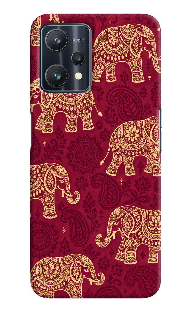 Maroon Elephant Realme 9 Pro 5G Hard Case Back Cover by Casekaro