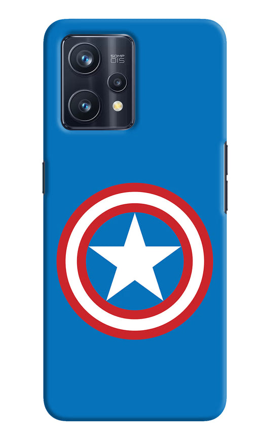 Captain America Logo Realme 9 Pro+ 5G Hard Case Back Cover by Casekaro