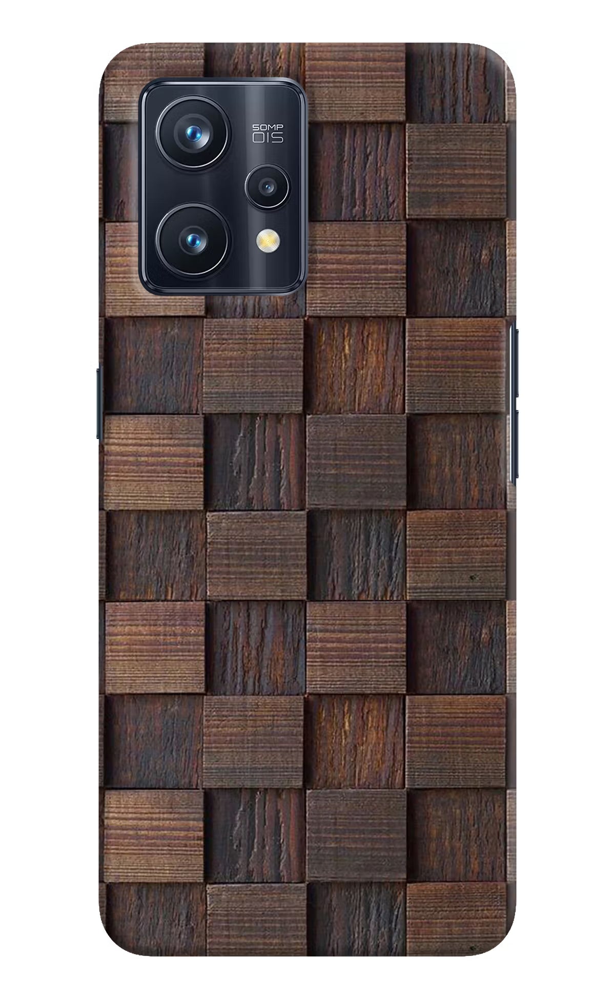Wooden Cube Design Realme 9 Pro+ 5G Hard Case Back Cover by Casekaro