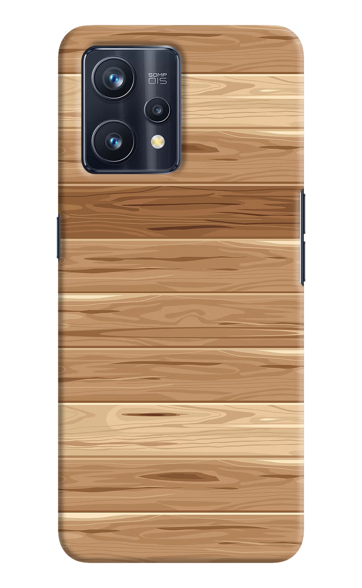 Wooden Vector Realme 9 Pro+ 5G Hard Case Back Cover by Casekaro