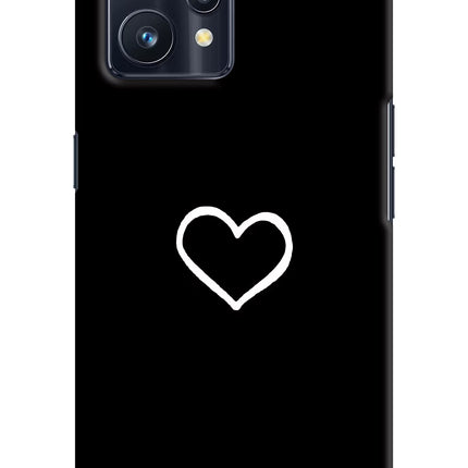 Heart Realme 9 Pro+ 5G Hard Case Back Cover by Casekaro