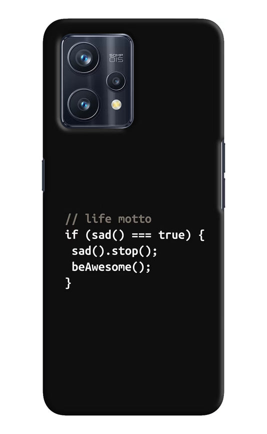 Life Motto Code Realme 9 Pro+ 5G Hard Case Back Cover by Casekaro
