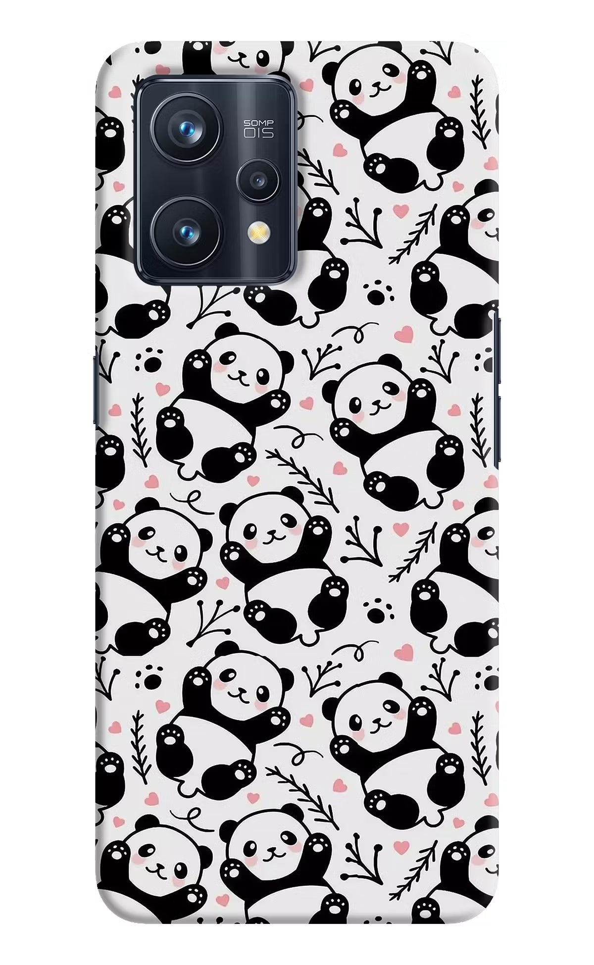 Cute Panda Realme 9 Pro+ 5G Hard Case Back Cover by Casekaro