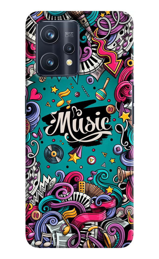 Music Graffiti Realme 9 Pro+ 5G Hard Case Back Cover by Casekaro