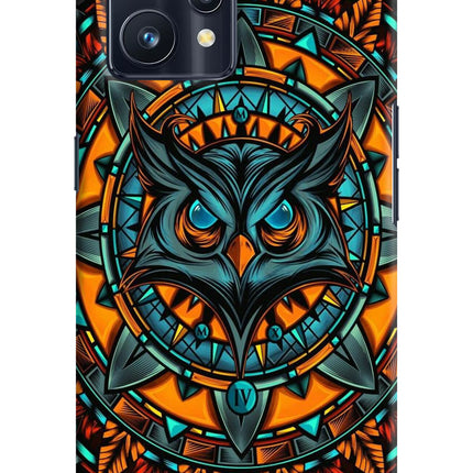 Angry Owl Art Realme 9 Pro+ 5G Hard Case Back Cover by Casekaro