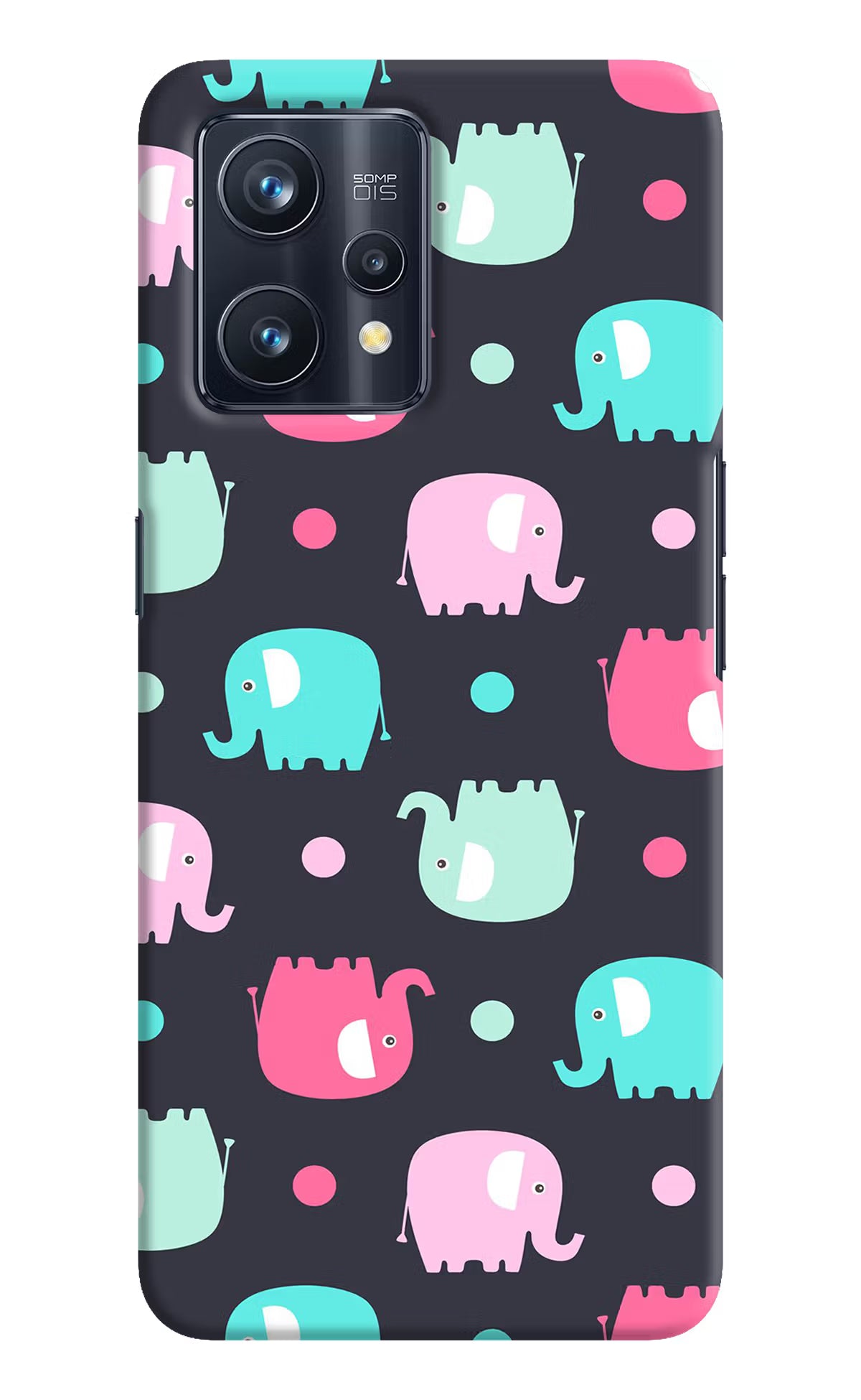 Elephants Realme 9 Pro+ 5G Hard Case Back Cover by Casekaro