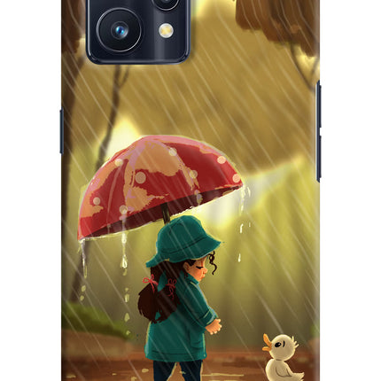 Rainy Day Realme 9 Pro+ 5G Hard Case Back Cover by Casekaro